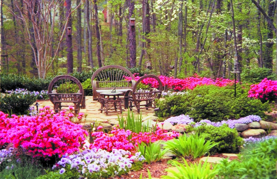 seating ii azalea woodland garden